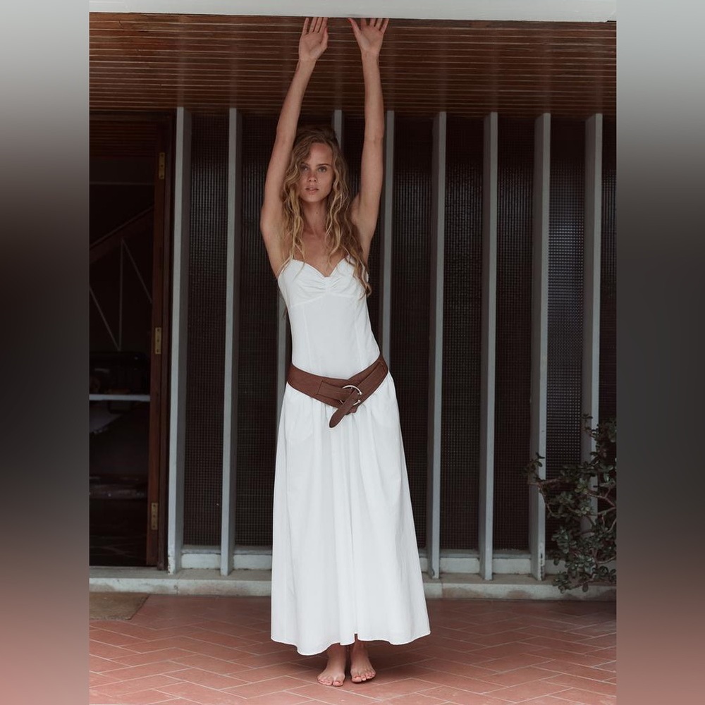 ZARA STRAPPY GABARDINE DRESS / REF. 7200/230